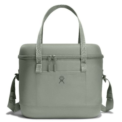 Hydro Flask 21.1qt Carry Out Soft Cooler - Agave: Beverage Can Capacity 38, Zip Closure