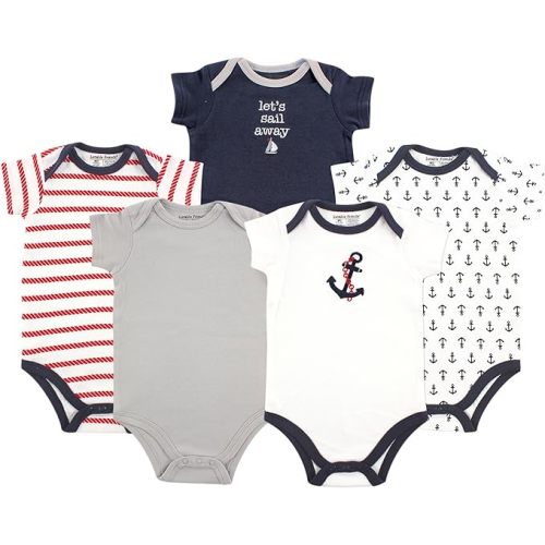 Luvable Friends Unisex Baby Cotton Bodysuits, Baseball, 3-6 Months