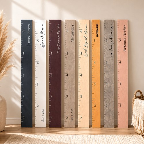 Farmhouse Boho Wooden Ruler - Growth Chart – Headwaters Studio