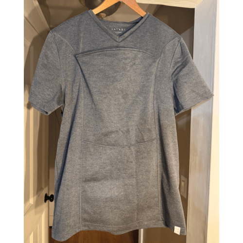 Lalabu Shirt Mens XL Gray Dad Carrier Carrying Baby Pouch Stretch Baby Wear