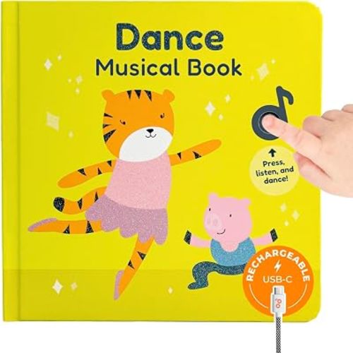 Cali's Books Dance to Classical Music Book Toddlers 1-3 Years Old - Nursery Rhymes Musical Book, Interactive Baby Sound Book, Singing Toy Children Girls, Learning Song Toy Toddler Boys