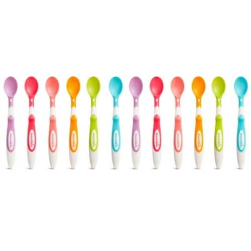 Munchkin® Soft Tip™ Infant Spoons, Multi-Color, Unisex, 12 Pack