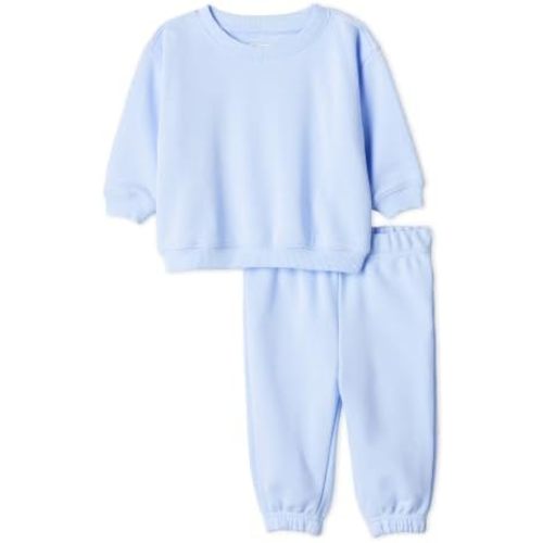 Amazon Essentials x Sofia Grainge Unisex Toddlers and Babies' Sweatshirt & Sweatpant Set