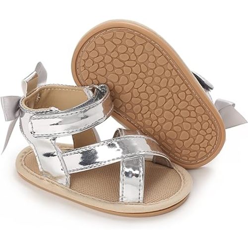 WILLFUN Baby Boys Girls Summer Sandals Closed-Toe Infant Soft Rubber Sole Outdoor Shoes for Toddler First Walkers