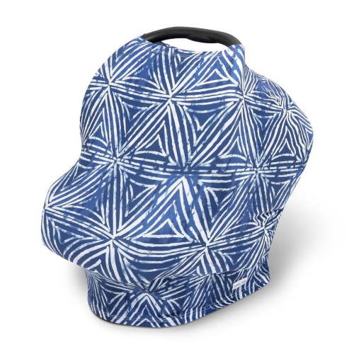 Simka Rose | 6-in-1 Baby Nursing Cover & Car Seat Canopy | Breathable, Washable & Stretchy | For Infant Boy, Girl or Gift | 36” x 40” | Shibori