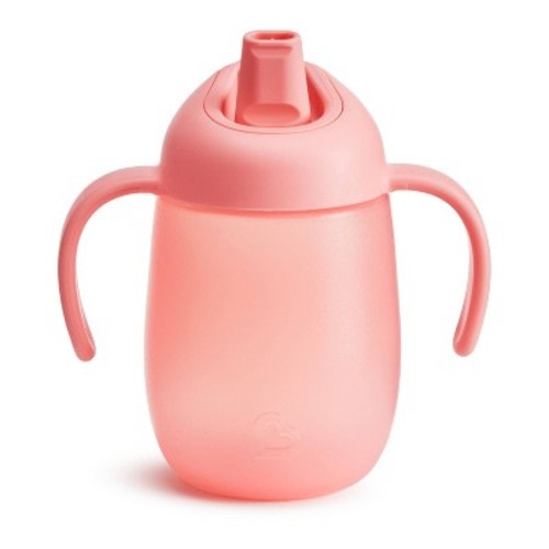 Munchkin 7oz Simple Clean Trainer Cup with Handles - Pink