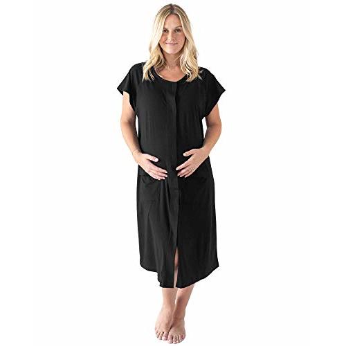 Kindred Bravely Universal Labor and Delivery Gown for Hospital | 3 in 1 Labor & Delivery Gowns, Postpartum Pajamas