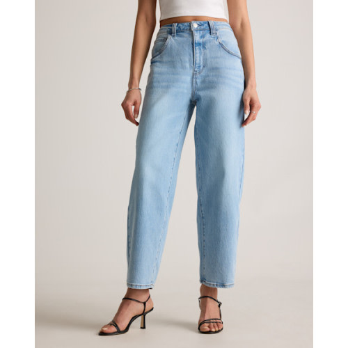 Bella Stretch Barrel Jeans in Atlantic Blue