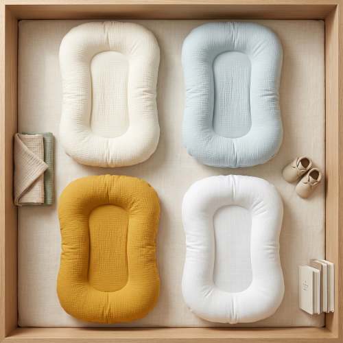 Little Manta Pastel Baby Lounger Nest
