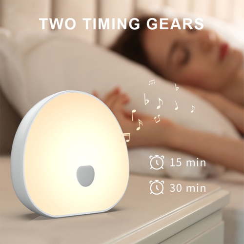 Eespoir White Noise Sleeper, Portable Home Travel Intelligent Sleeper, Soothing Ba-by Sleep Music Sleeper, Intelligent Rechargeable Touch Colorful Night Light