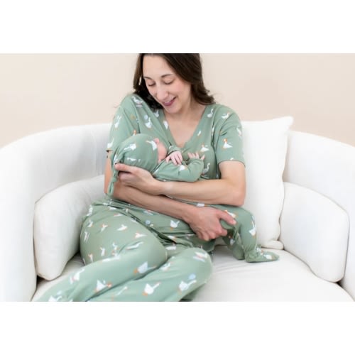 Women's Relaxed Fit V-Neck in Silly Goose