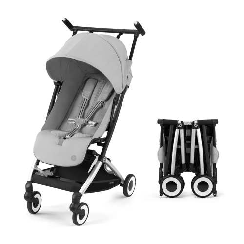 Cybex Libelle 2 Stroller - Silver Frame with Fog Grey Seat – REBEL