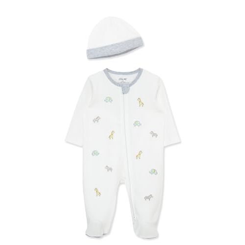 Little Me Footie Pajamas Cotton Baby Sleepwear Boys and Girls Footed Sleeper