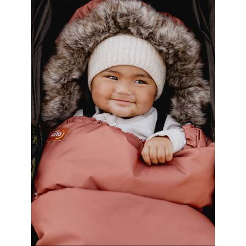 baby luno Nordic Footmuff Pram Liner - Terracotta