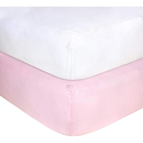 Burt's Bees Baby Essential Organic Cotton Fitted Crib Sheet, Breathable for Boy Girl Standard Crib & Toddler Mattresses