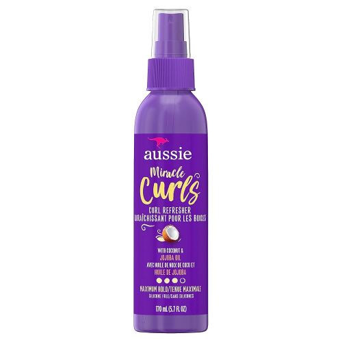 Aussie Miracle Curls Refresher Spray Gel with Coconut & Jojoba Oil 170 mL