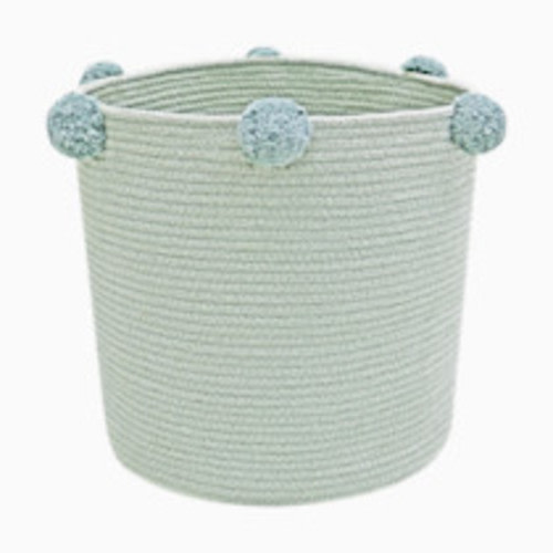 Lorena Canals Cotton Bubbly Basket - Blue Sage
