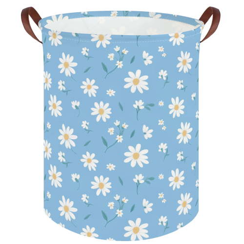 Kids Laundry Hamper,Flower Laundry Basket,Girls Nursery Hamper,Waterproof Storage Bin for Bedroom,Toys Organizer,Room Decor(Flower)