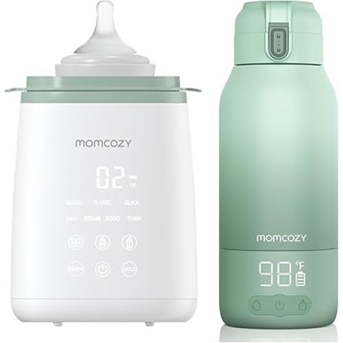 Momcozy Bottle Warmer & Momcozy Portable Milk Warmer for Travel