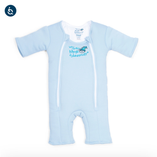 Blue Baby Merlin’s Magic Sleepsuit – 100% Cotton for Better Baby Sleep