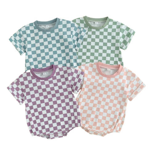 CHECKERS T-Shirt Onesie - Hazel & Bo