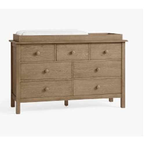 $1,349 Kendall Extra-Wide Nursery Dresser & Topper Set, Seadrift