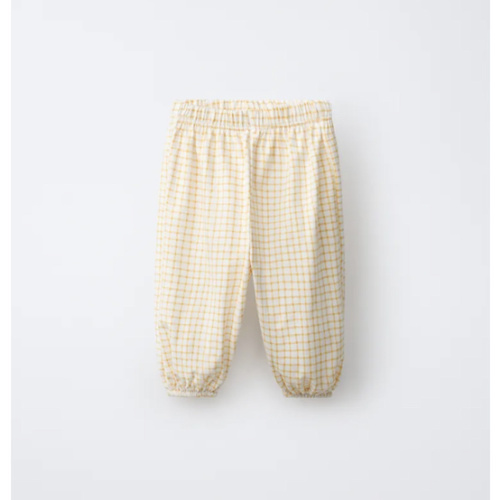PLAID PANTS - Mid-yellow | ZARA United States