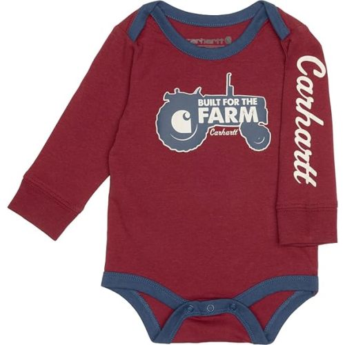 Carhartt Kid's CA6719 Long-Sleeve Dog Bodysuit - Boys