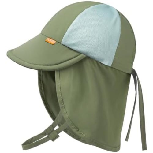 Baby Sun Hat with Breathable Mesh, UPF 50+ Unisex Toddler Summer Beach Swim