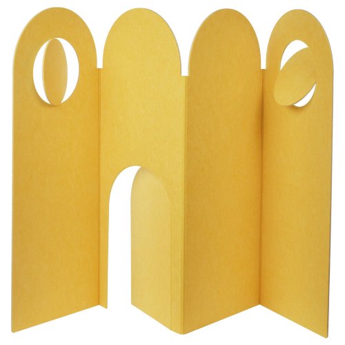GREJSIMOJS Room divider - yellow/gray 74 3/4x47 1/4 "