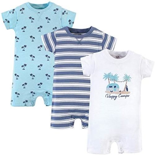 Touched by Nature baby-boys Organic Cotton Rompers