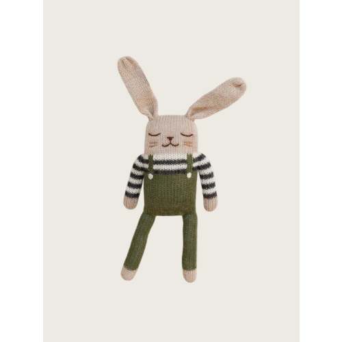 Bunny Soft Toy - Olive Overalls