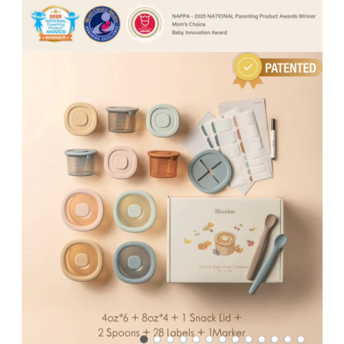 Silicone Baby Food Containers