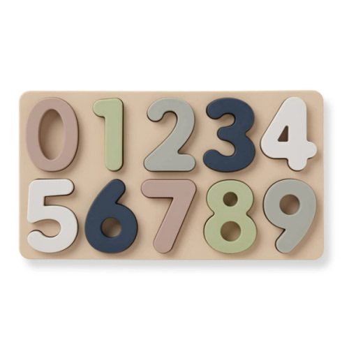 Large Soft Silicone Number Puzzle