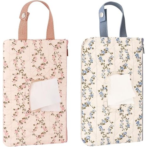 Eileithyia Wipe Dispenser Baby Wipes Dispenser Container Soft Quilted Baby Wipe Holder Portable Travel Diaper and Wipes Pouch Bag