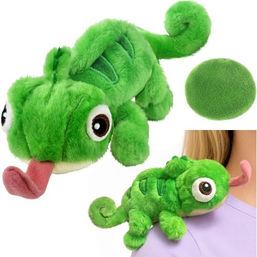 Chameleon Shoulder Plush, Lizard Magnetic Stuffed Animal