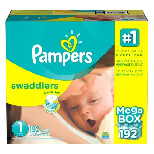 Pampers' Swaddlers Diapers Size 1 - 192 ct. ( Weight 8- 14 lb.) - Bulk Qty, Free Shipping - Comfortable, Soft, No leaking & Good nite Diapers - Pampers' Swaddlers Diapers Size 1 - 192 ct. ( Weight 8- 14 lb.) - Bulk Qty, Free Shipping - Comfortable, Soft,