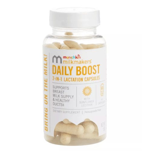 Milkmakers Daily Boost 2-in-1 Vegan Lactation Supplements - 60ct
