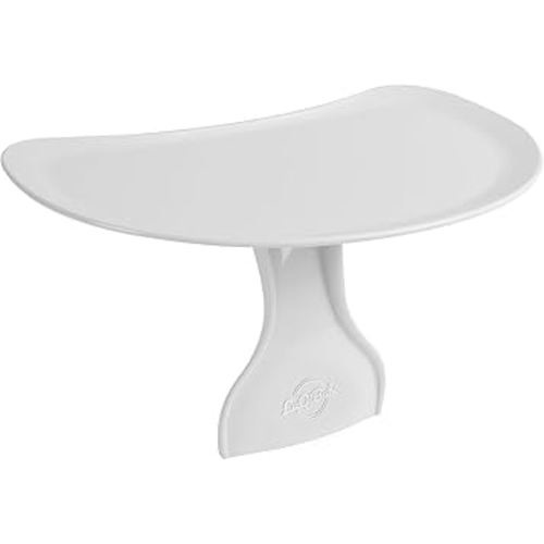 Baby Booster Seat Tray Attachment Only Compatible with Bumbo Baby Infant Toddler Floor Seat Feeding Tray for Boys and Girls 3 to 12 Months - White