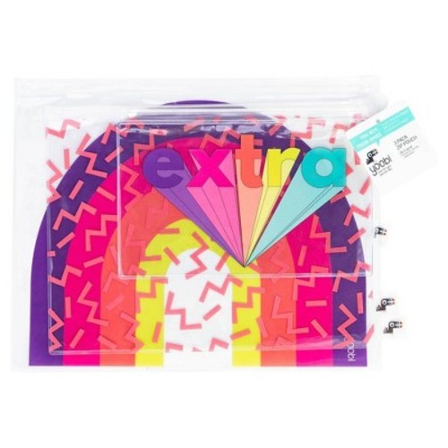 3pk Zip Pencil Cases     - Yoobi™