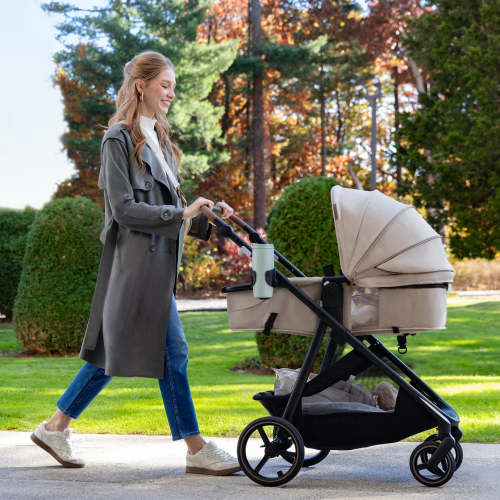 Shyft Intuiti+ Travel System featuring Revolve180 LiteMax™ NXT Rotating Infant Car Seat with SensorySoothe