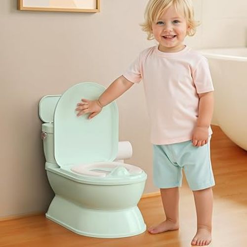 CheerTry Toddler Potty Training Toilet, Larger Potty Chair, Detachable Seat