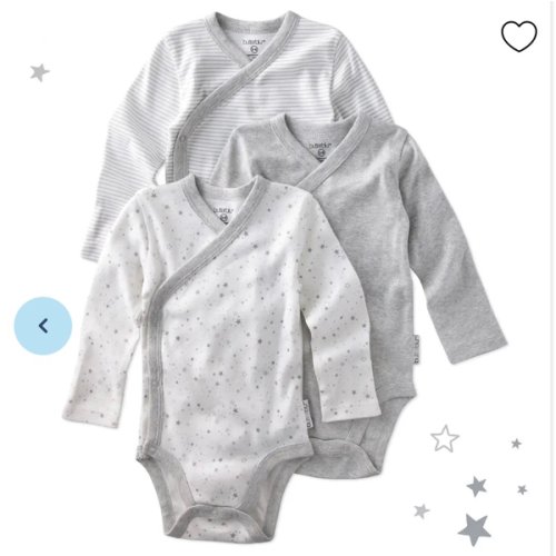 STERLING 3-Pack Side Snap Bodysuit