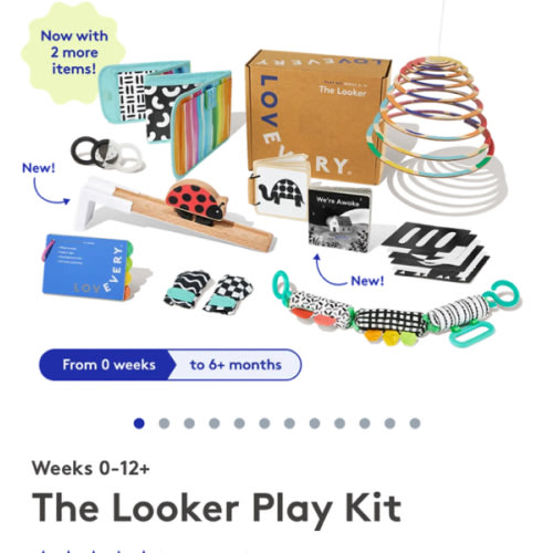 The Looker Play Kit | Toys for Newborn to 12 Week Olds | Lovevery
