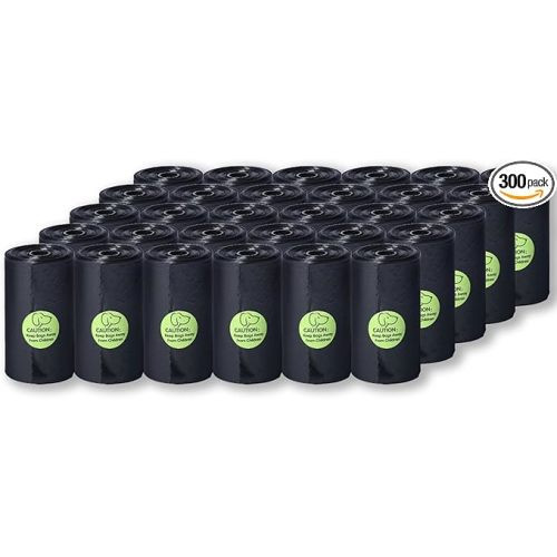 DREAM&GLAMOUR Dog Poop Bags,value pack,300 Count Strong Poop Bags for Dogs,Guaranteed Leak-Proof