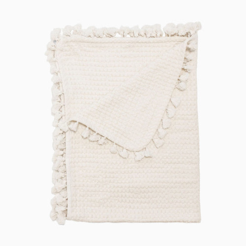 Crane Baby Waffle Knit Blanket - Birch
