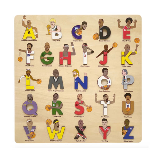 Basketball Legends Alphabet Puzzle