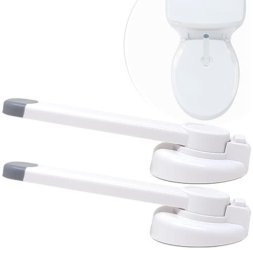 Mars Baby Child Safety Toilet Seat Lock - Easy to Install and Use Toilet Lock, Baby Proof Your Bathroom - Easy Install No Tools Needed - Fits Most Toilets - 2 Pack