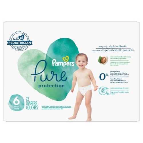 Pampers Pure Protection Diapers - (select Size And Count)
