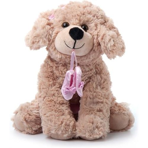The Petting Zoo Ballerina Scruffy Dog Stuffed Animal, Dance Gifts, 10 in